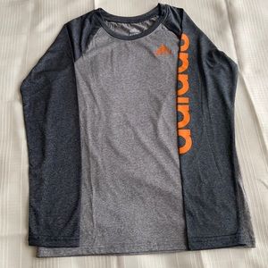 Adidas boys long sleeve tee